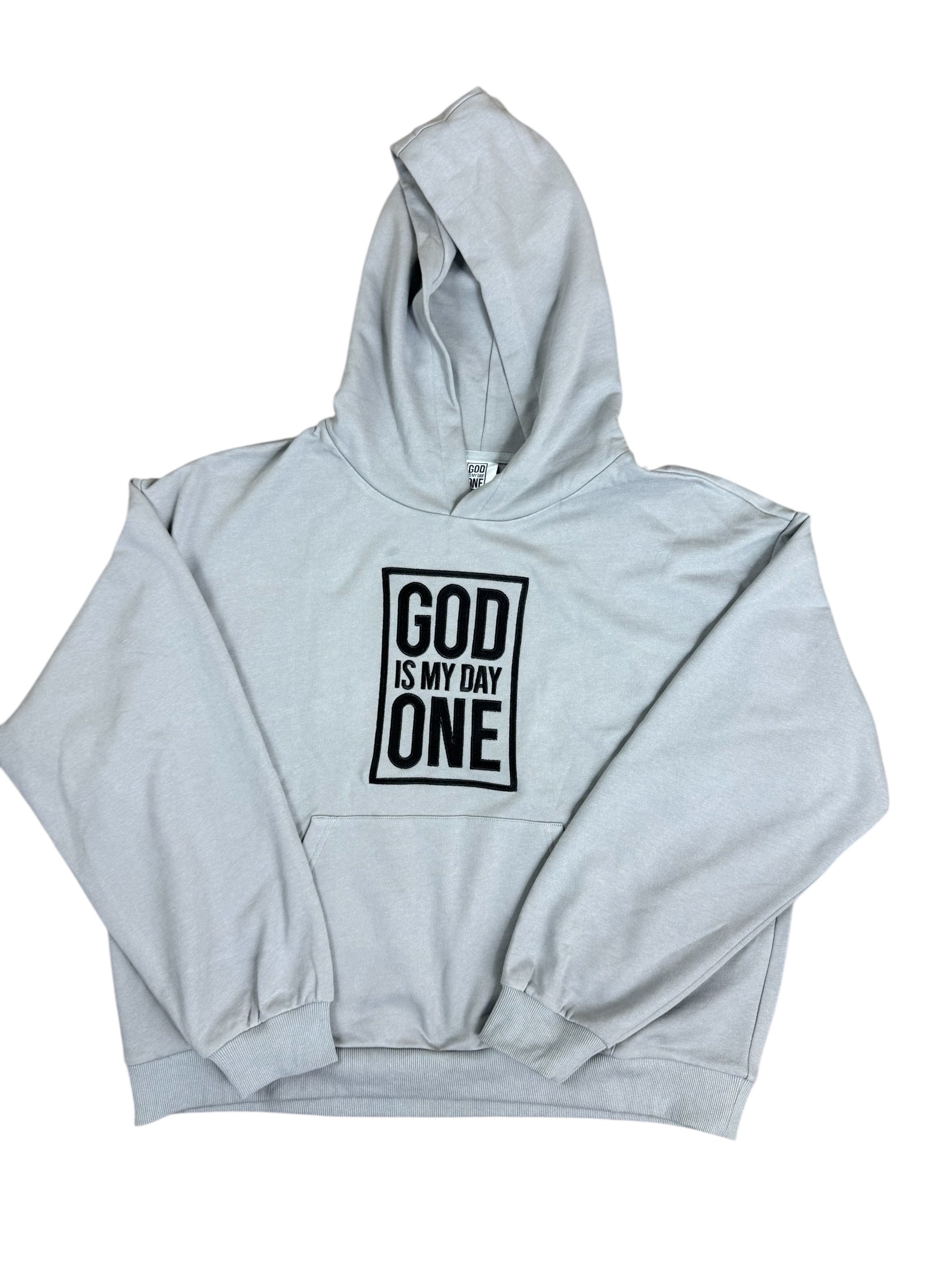 God Is My Day One – Gray Set | Embroidery Logo - GOD IS MY DAY ONE