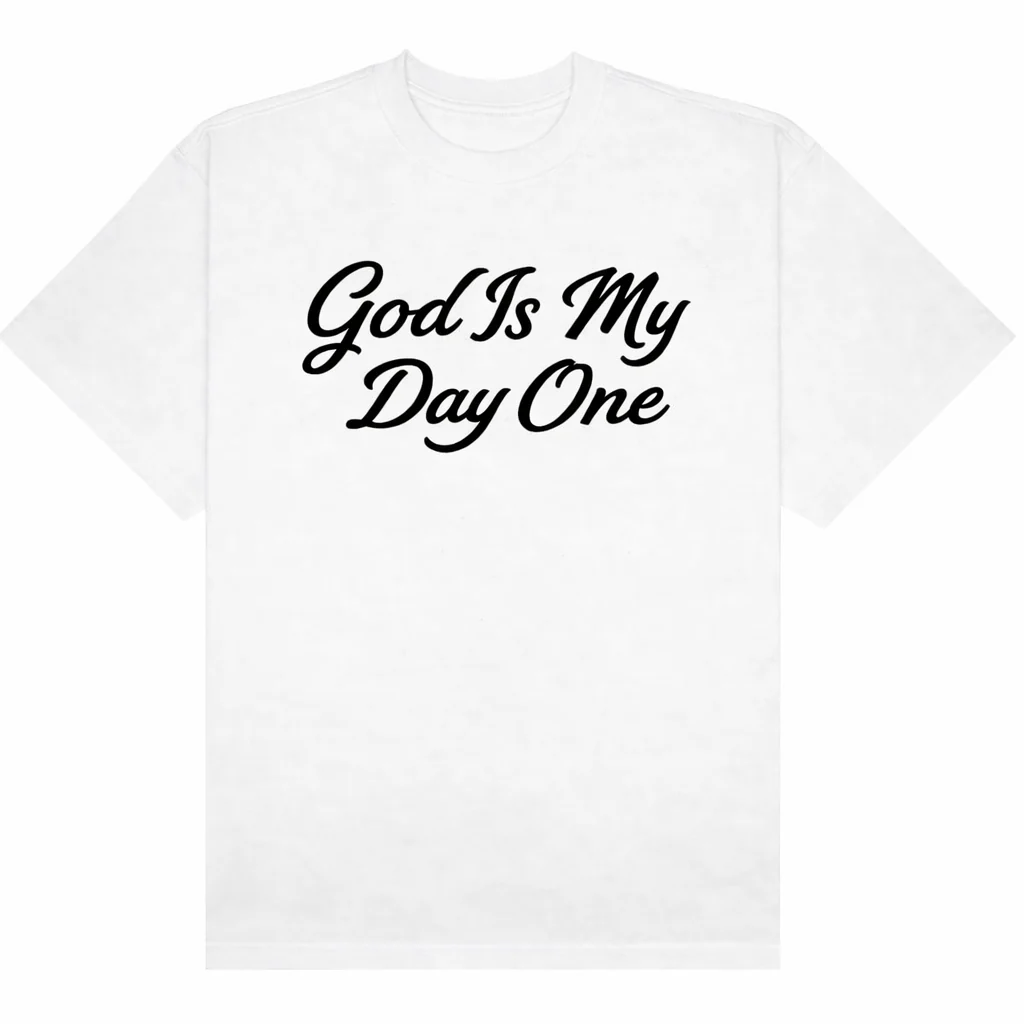 God Is My Day One™ Cursive Tee – White