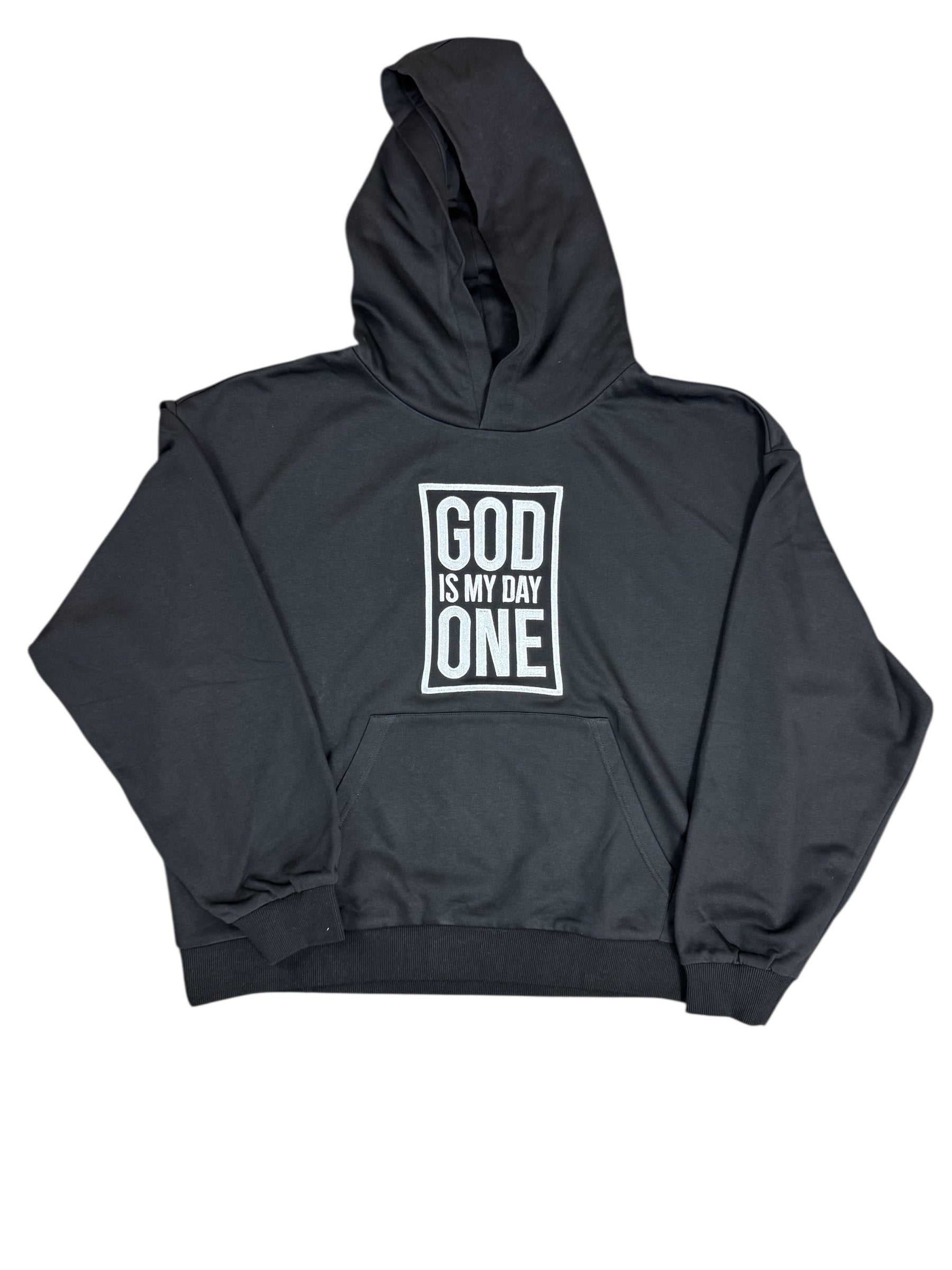 God Is My Day One – Black Set | Embroidery Logo - GOD IS MY DAY ONE