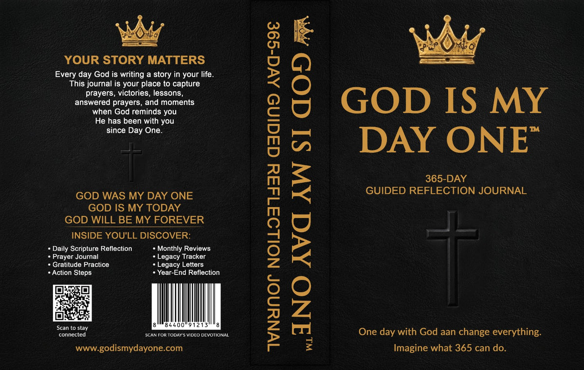 GOD IS MY DAY ONE™ | 365-Day Digital Guided Reflection Journal — 904 Pages | Fillable + Printable | Two-Volume Collection